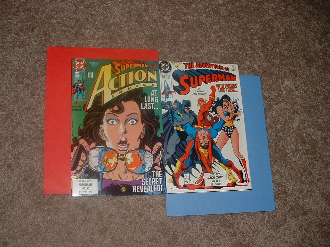 1991 DC Action 662 Lois Knows! & Adventures of Superman 475 Sharp VF Fast Ship
