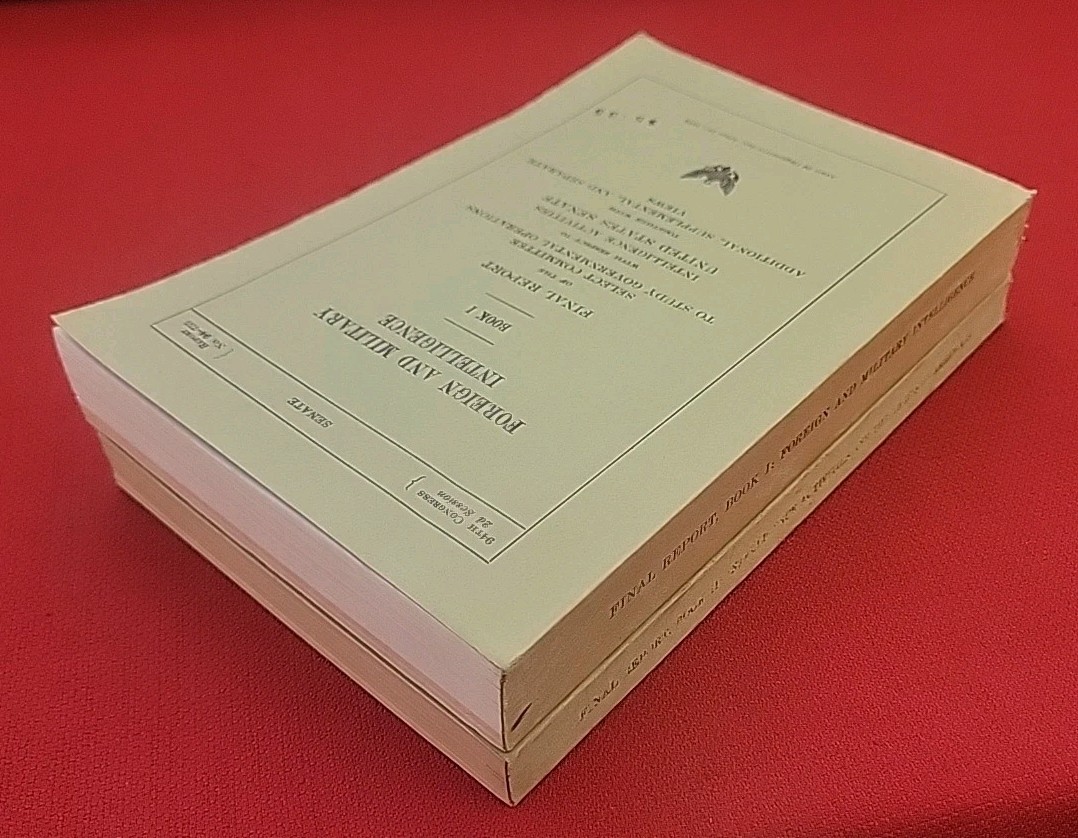 1976 Foreign and Military Intelligence 94th Congress 2d Session Book 1, 2 Report