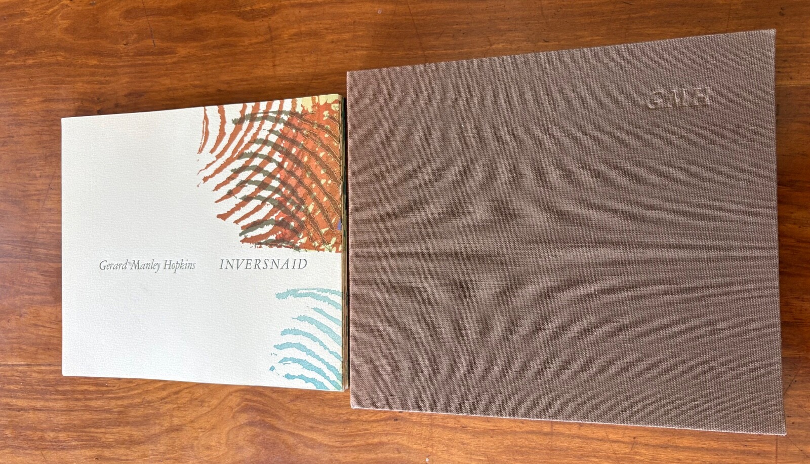POEM INVERSNAID BY GERALD MANLEY HOPKINS 1988 LTD GRAPHIC ART BOOK #31 OF 50