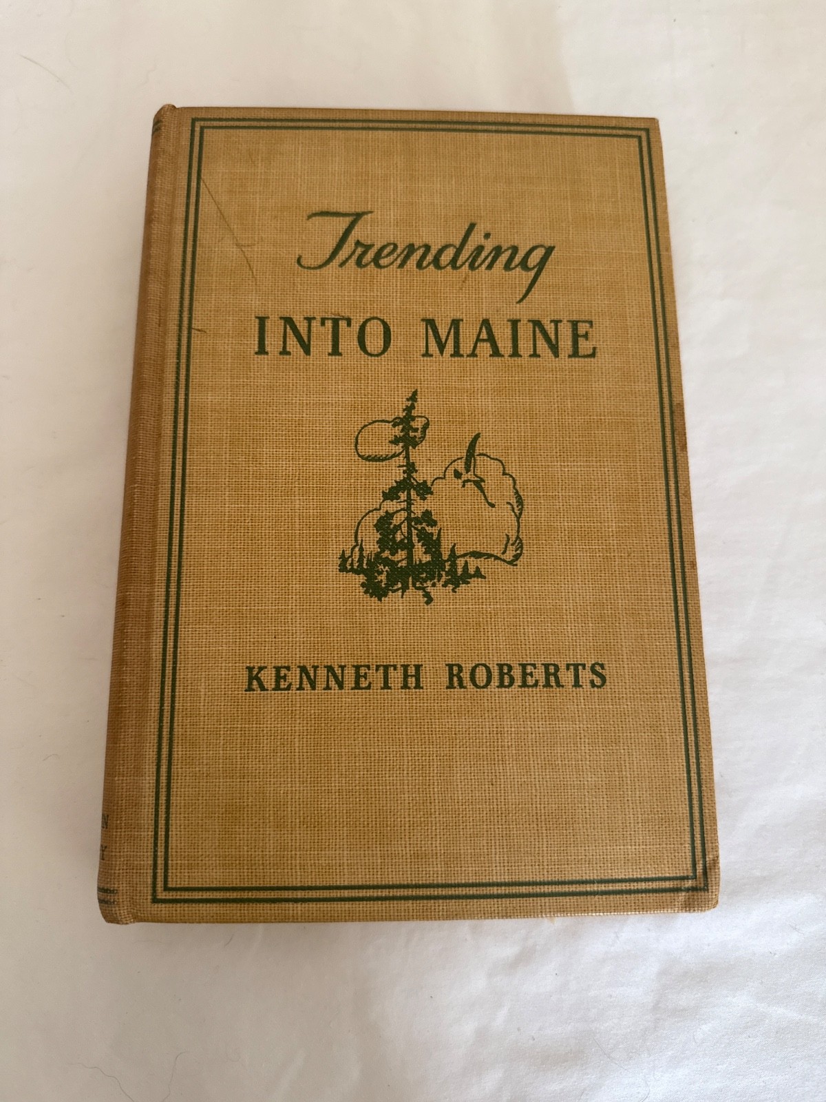 TRENDING INTO MAINE, by Roberts, Kenneth & N. C. Wyeth 1938 Reprinted Edition