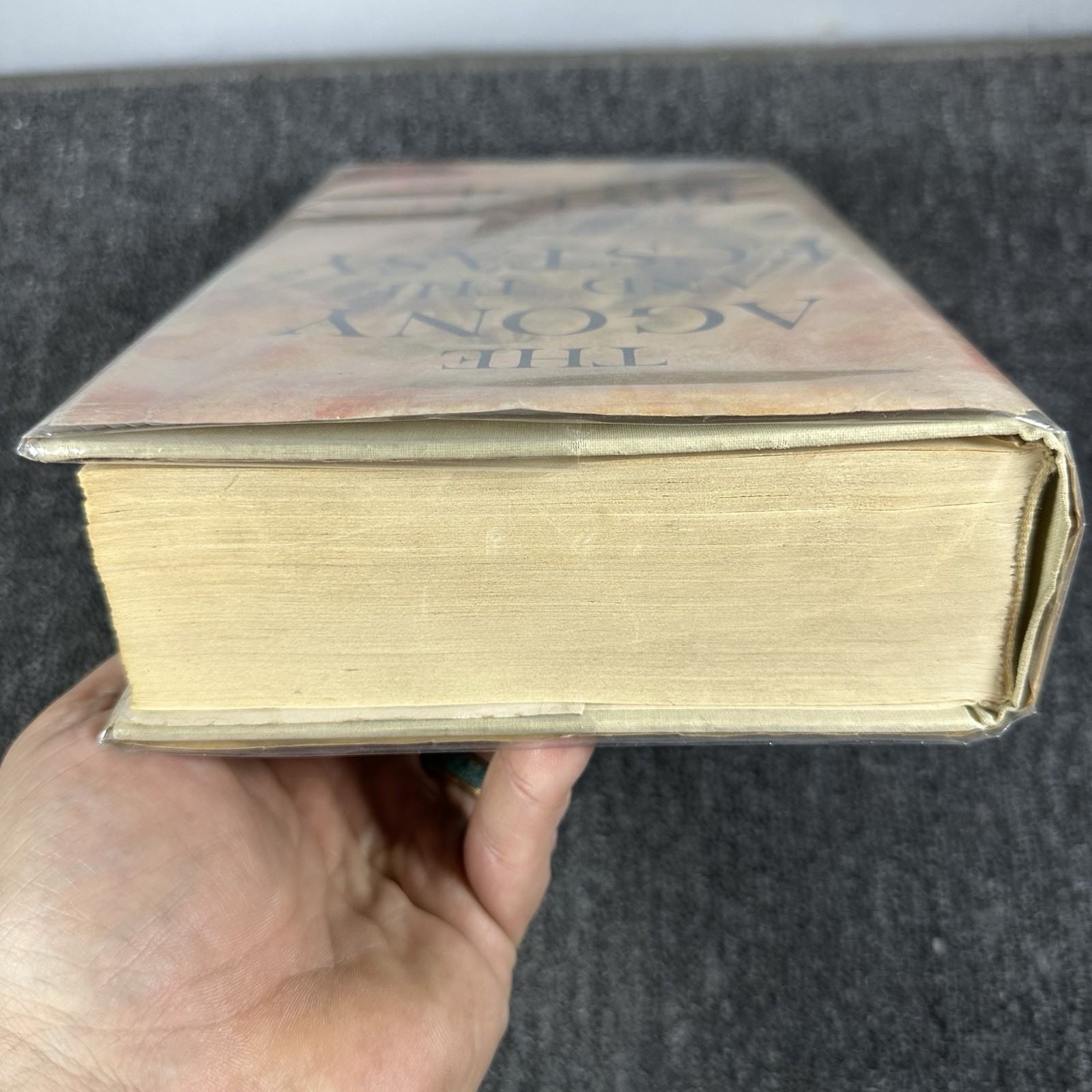 The Agony and The Ecstasy by Irving Stone (1961, Hardcover) Michelangelo 1st EDT