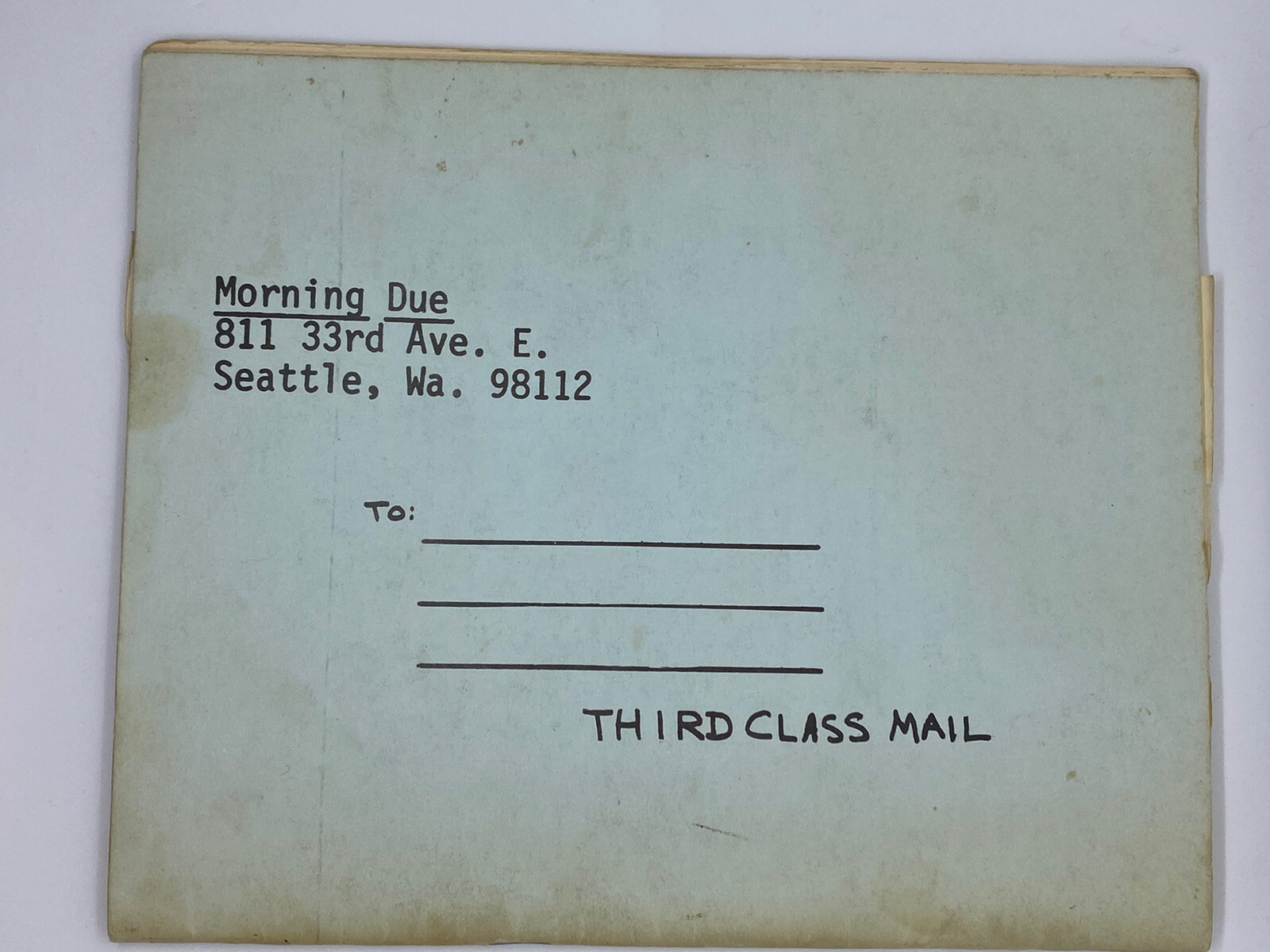 Morning Due: Voices of anti sexist men 1975 Rare Out of Print LGBTQ Interest