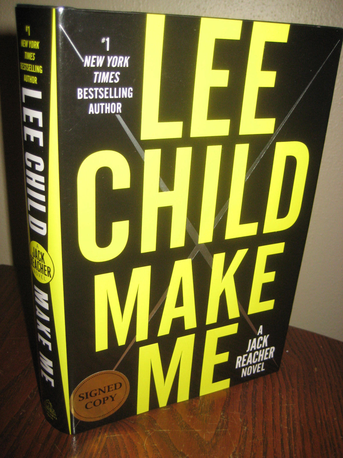 Make Me Lee Child Jack Reacher SIGNED 1st Edition First Printing Mystery Fiction
