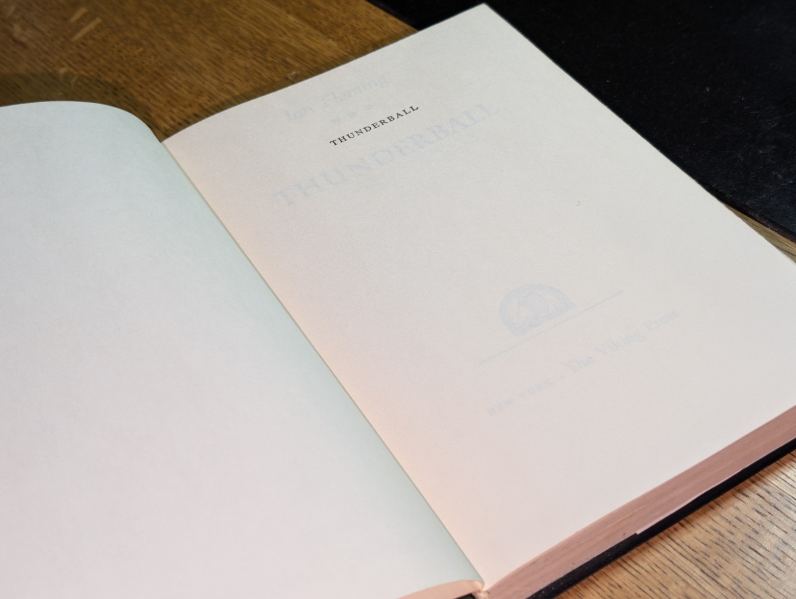 Thunderball – Ian Fleming – 1961 Viking Book Club US Hardback – James Bond