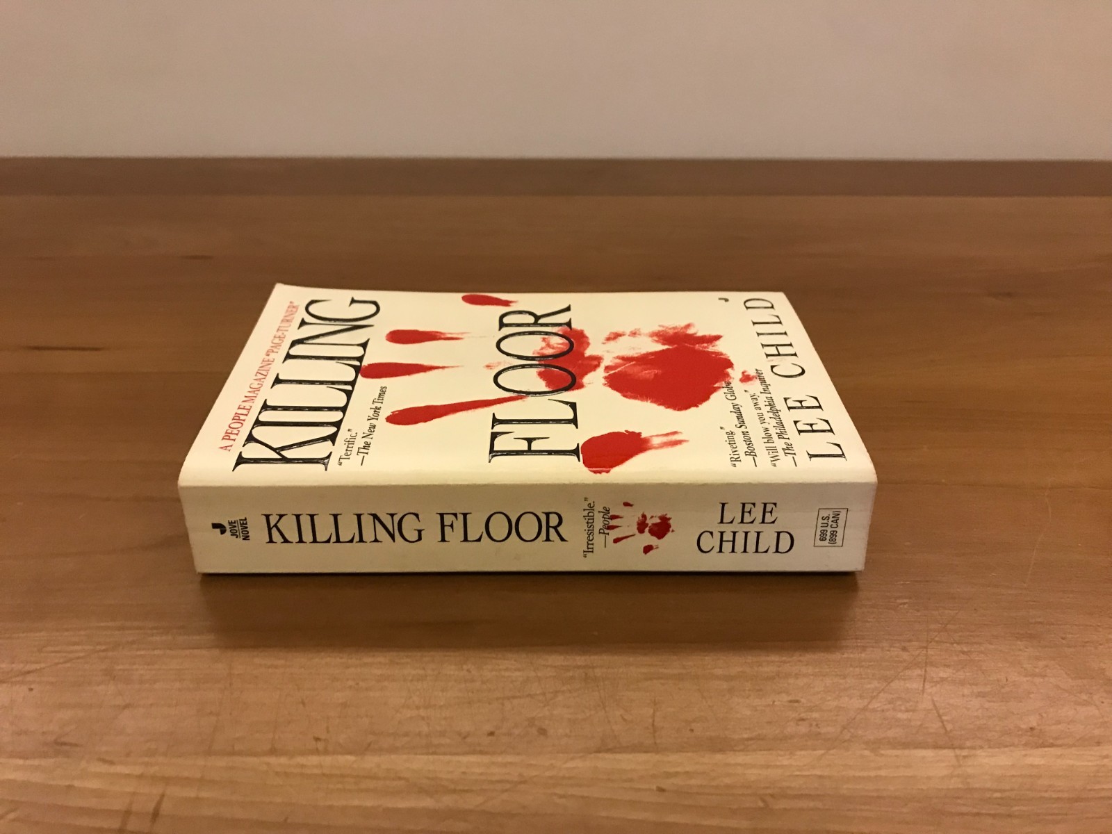 1998 Killing Floor by Lee Child 1st Printing Paperback Book