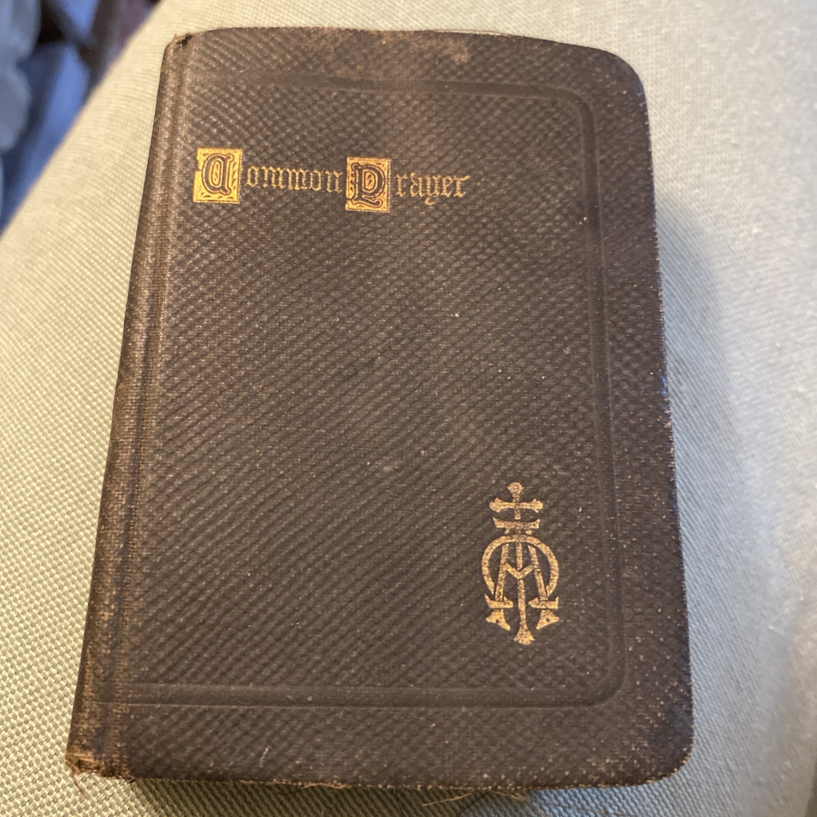 Antique 1898 Book Of Common Prayer compact Protestant Episcopal Church Oxford