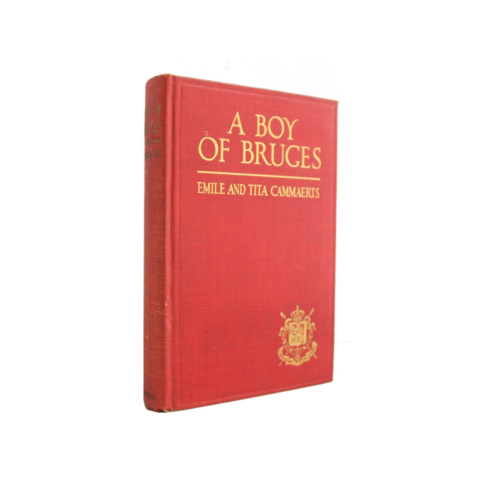 A Boy of Bruges – scarce antique children’s story,Belgium in WWI, 1st edition