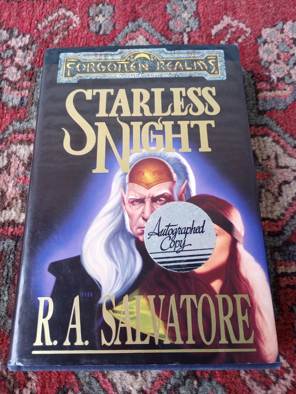 STARLESS NIGHT by R.A. SALVATORE Signed 1st Edition – Autographed Copy Hardcover