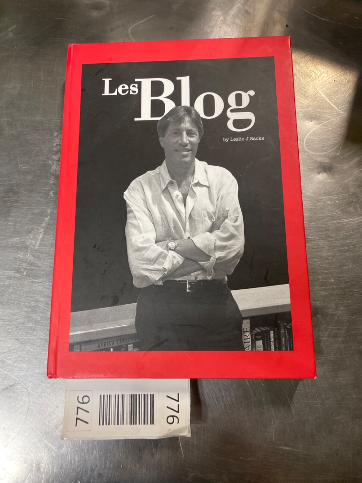 Rare Book by Leslie Sacks Art Dealer Collected Blogs LES BLOG Israel Politics
