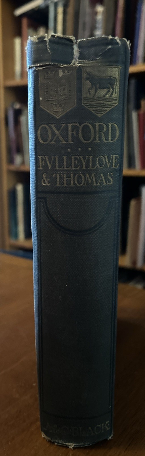 THOMAS, EDWARD (1878-1917) Oxford: painted by John Fulleylove HC 1st Ed 1903