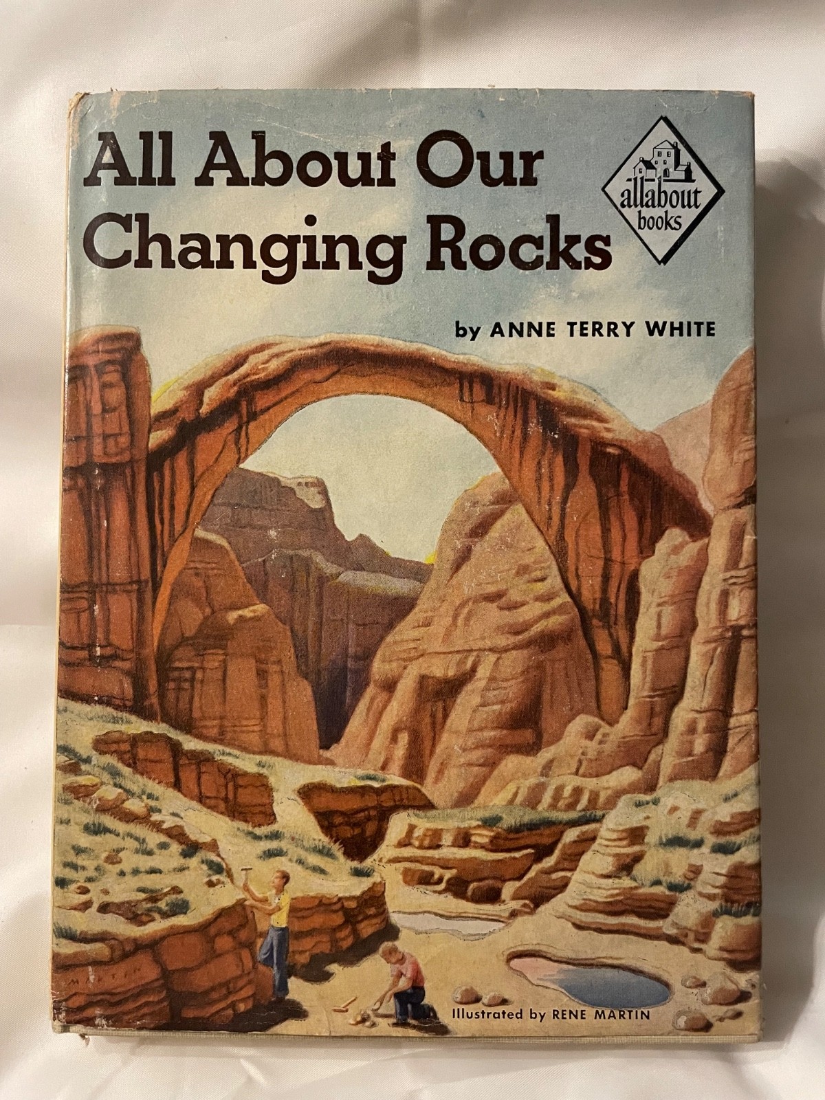 All About Our Changing Rocks Anne Terry White HC 1955 Allabout Books 3rd printin