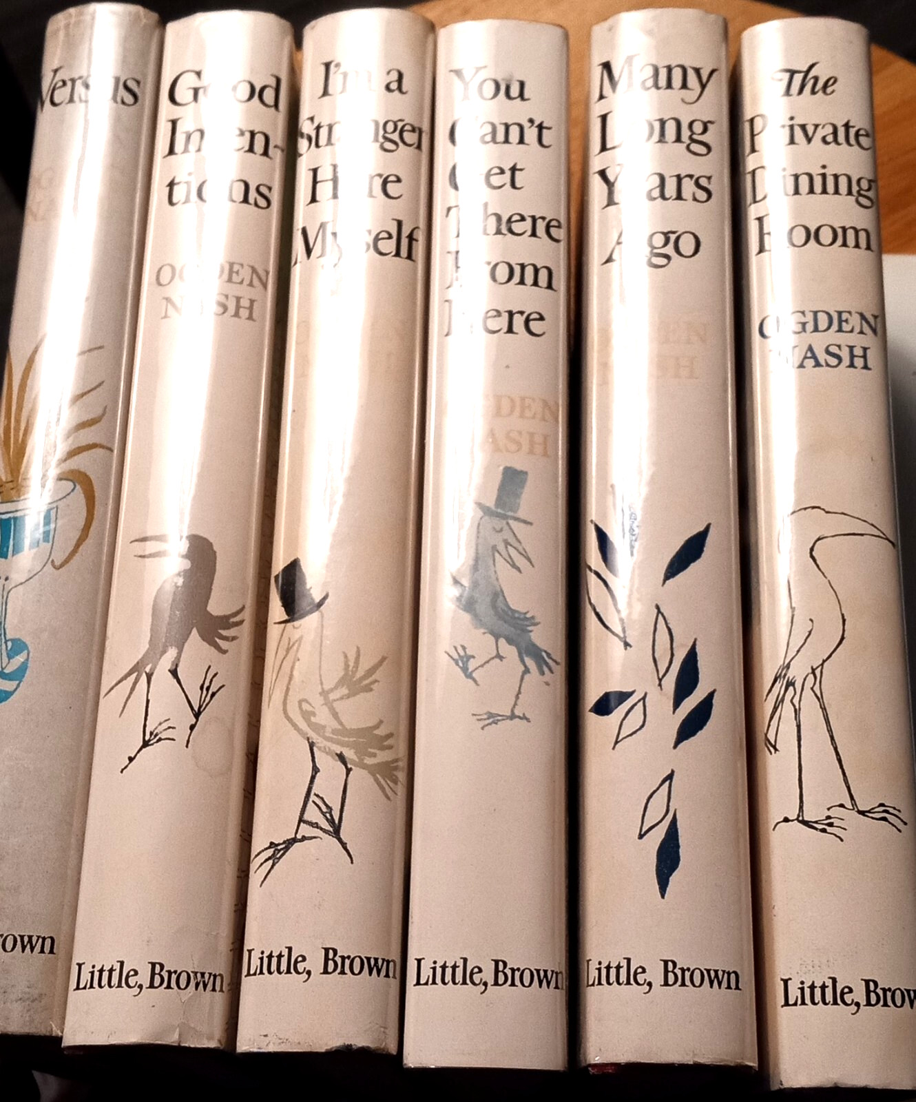 Ogden Nash 6 Volume Set Published By Little, Brown And Company, Boston