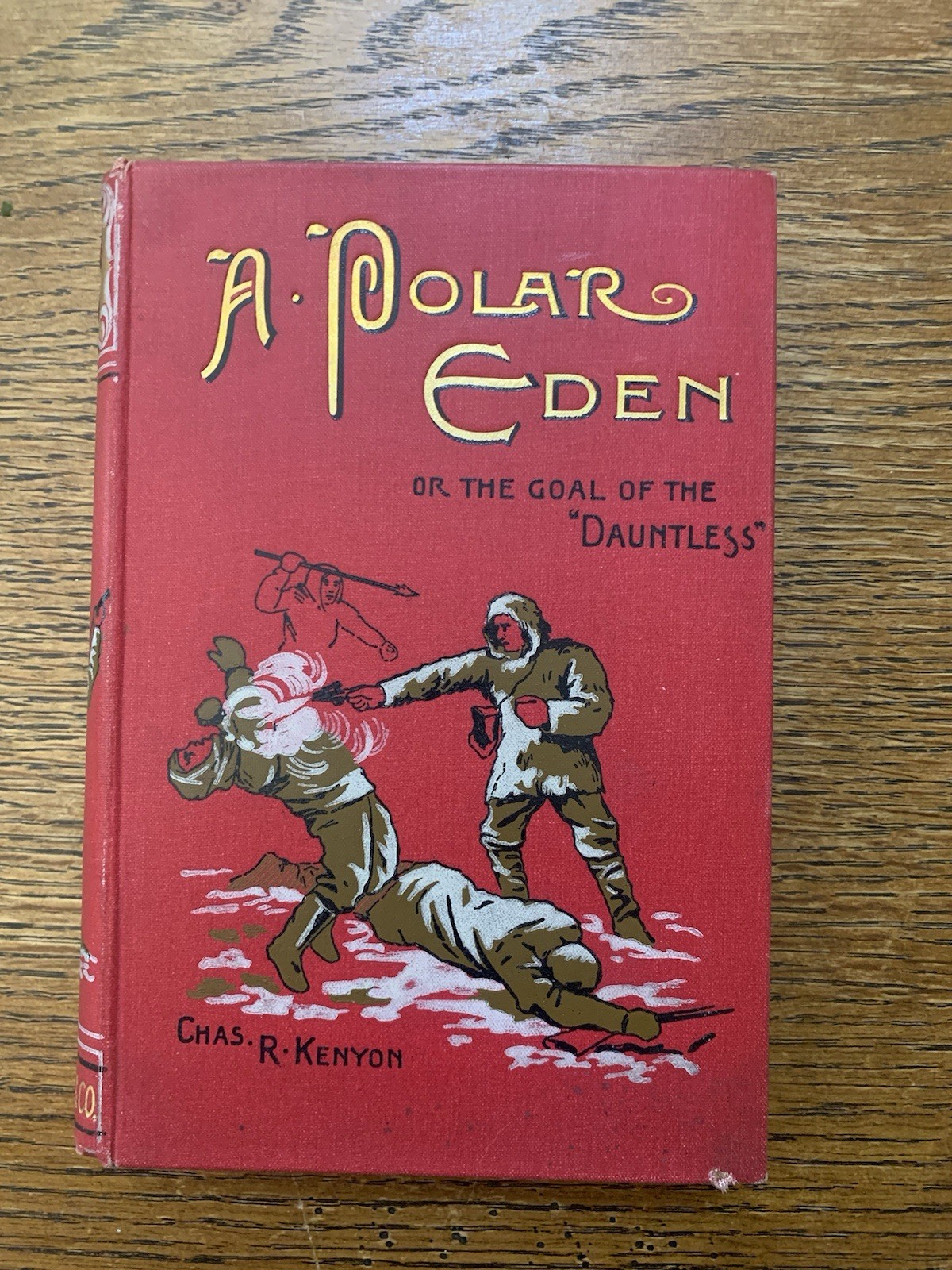A Polar Eden By (Chas R.Kenyon) 1897 S W Partridge 2nd Print Boys Adventure Book