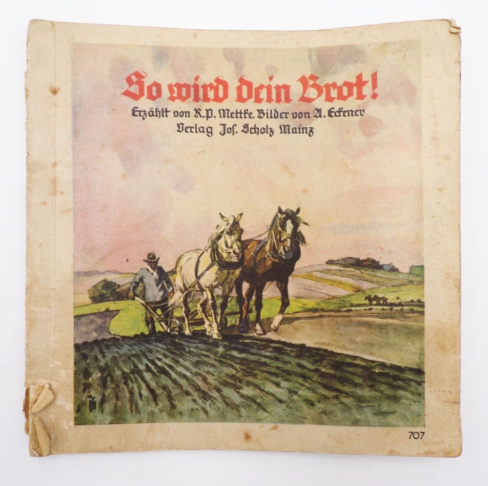 So your bread will be picture book Jos Scholz Mainz around 1930