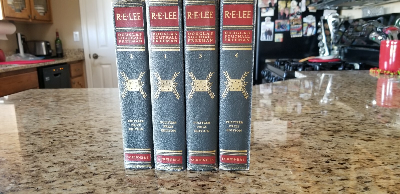 1936 4 volume set , Pulitzer Prize Edition, R.E.Lee, Biography