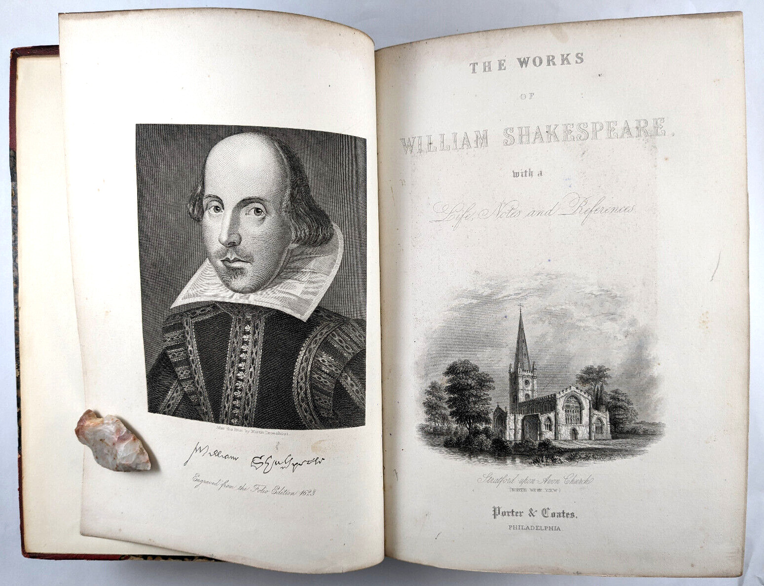 1869 The Complete Works Of William Shakespeare Duyckinck Porter And Coates