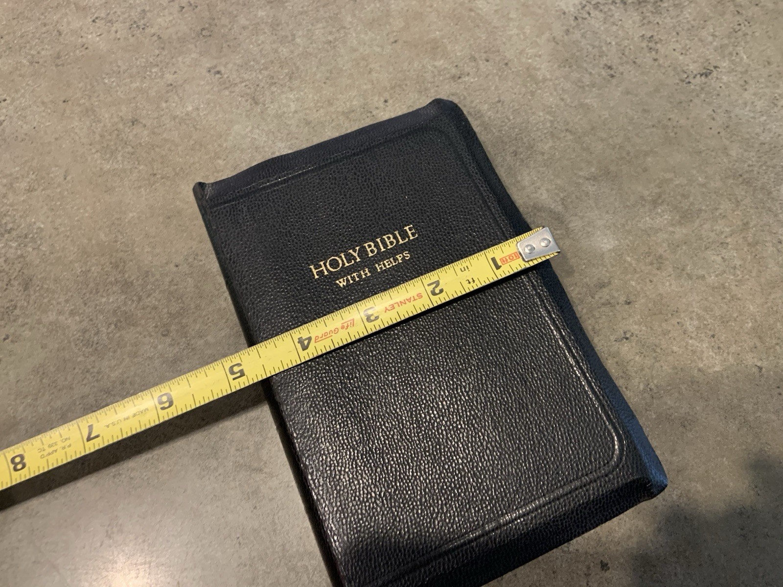 Antique Holy Bible With Helps Old & New Testament King James Version Holy Land