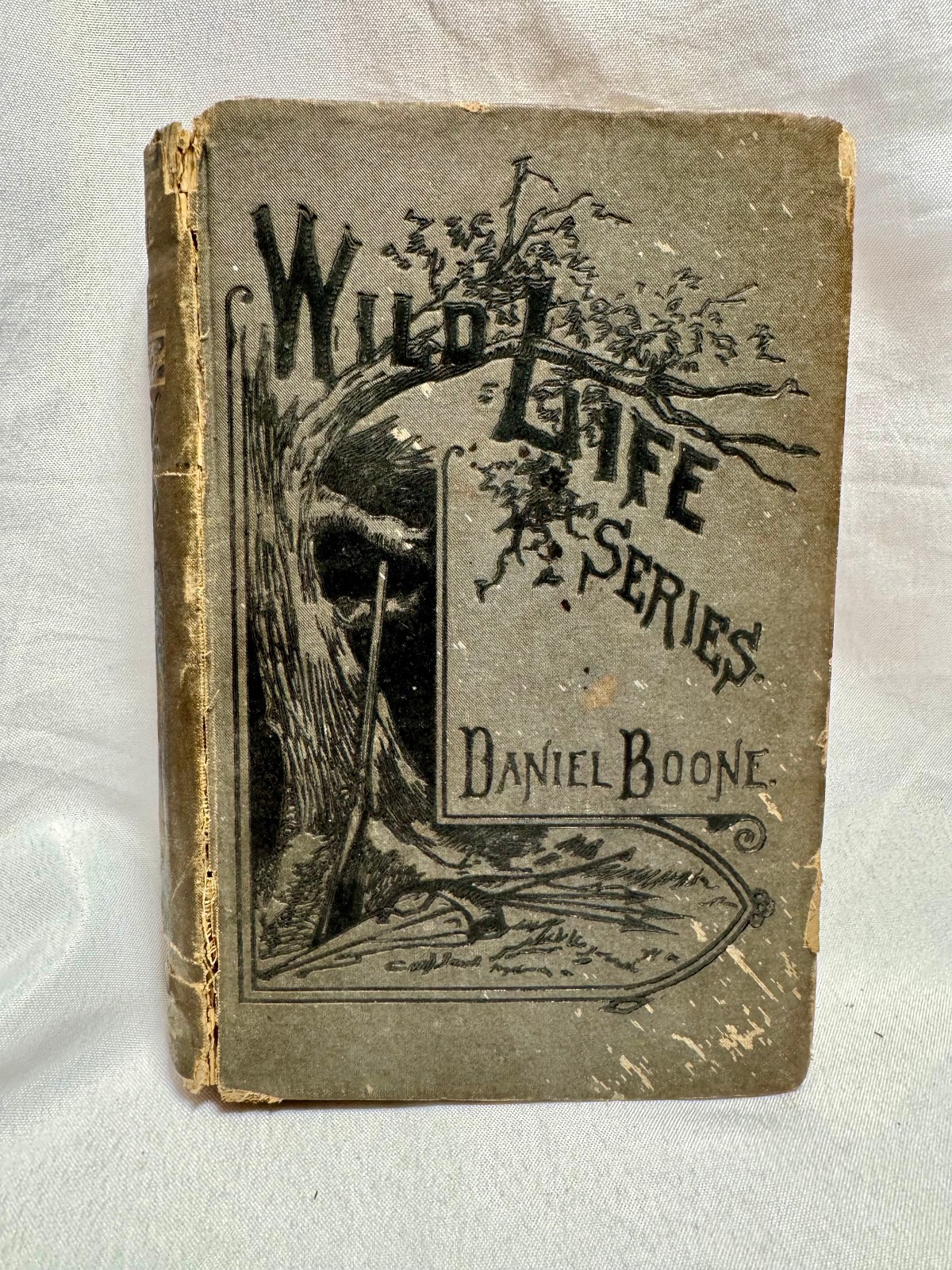Daniel Boone & The Hunters Of Kentucky Hardcover Book W H Bogart 1854 Wild Life