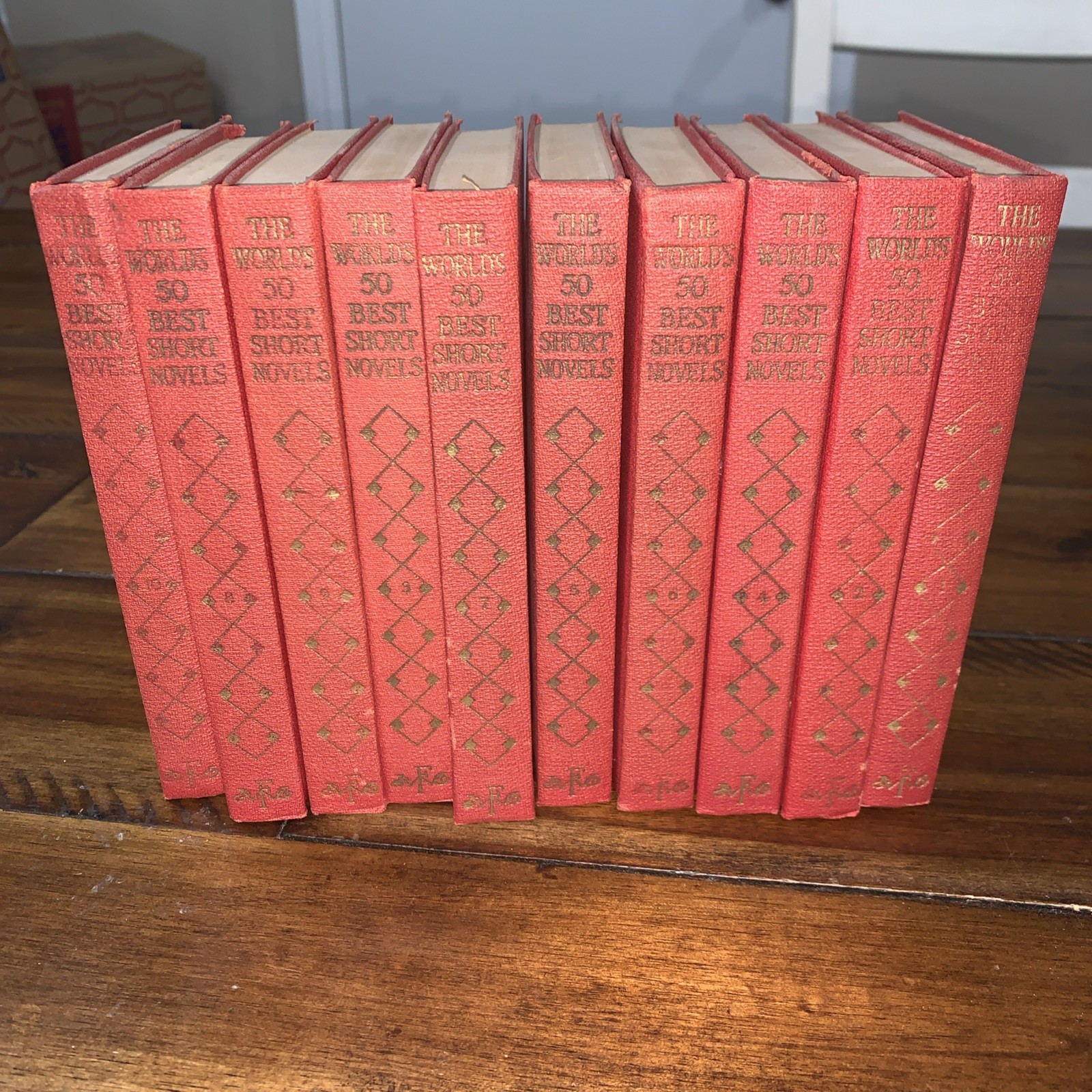 Vintage 1929 The World’s 50 Best Short Stories Funk & Wagnalls 10-Vol. Book Set