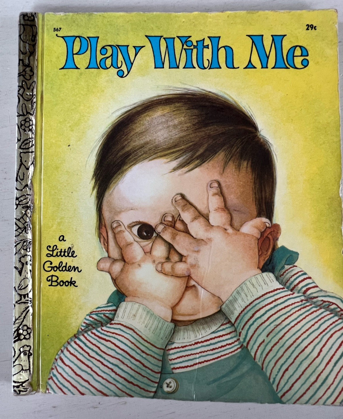 Little Golden Book PLAY WITH ME Esther & Eloise Wilkin 1967 1st Ed “A” 29 Cents