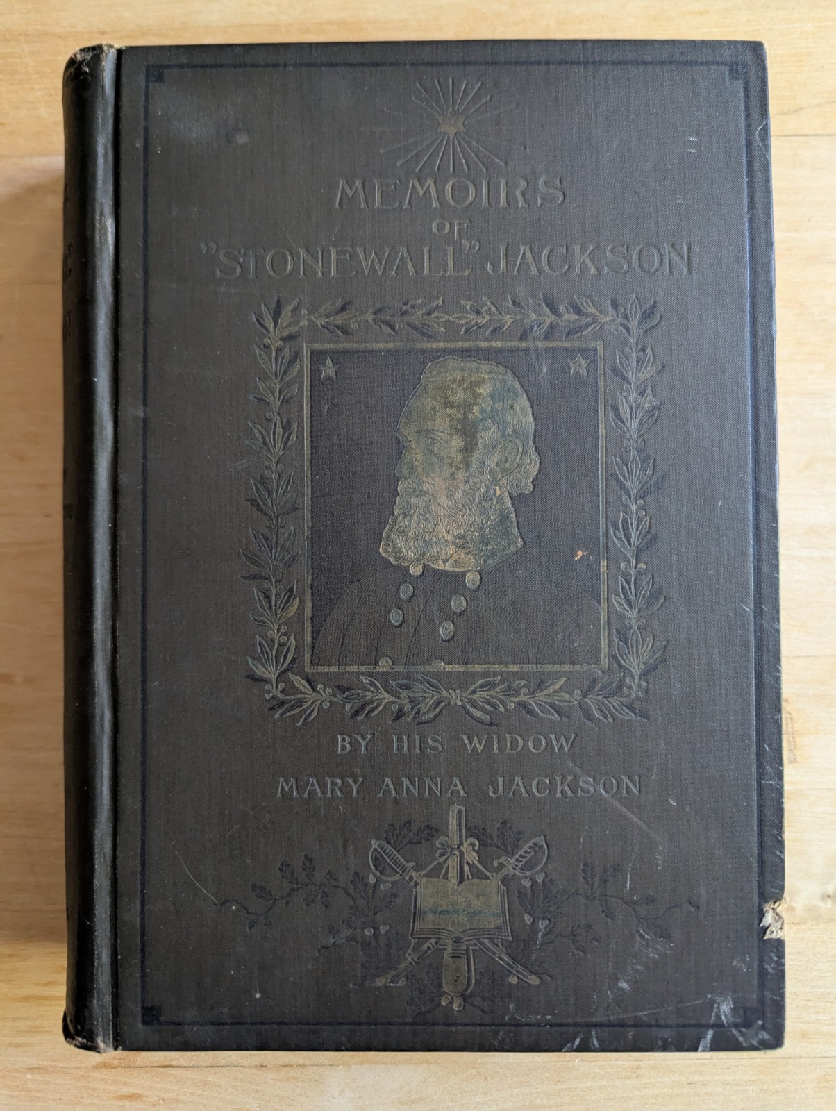 1895 Antique Civil War Biography “Memoirs of Stonewall Jackson” Illustrated
