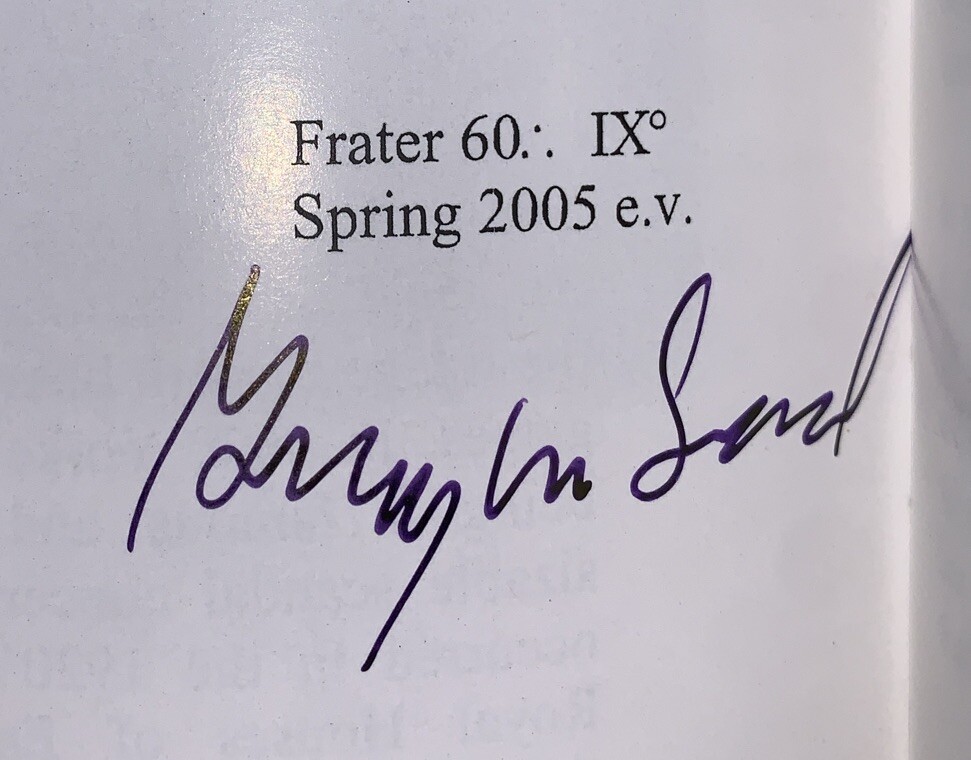 SIGNED, 666 SEX AND THE O.T.O., GERALD YORKE, ALEISTER CROWLEY RELATED, THELEMA