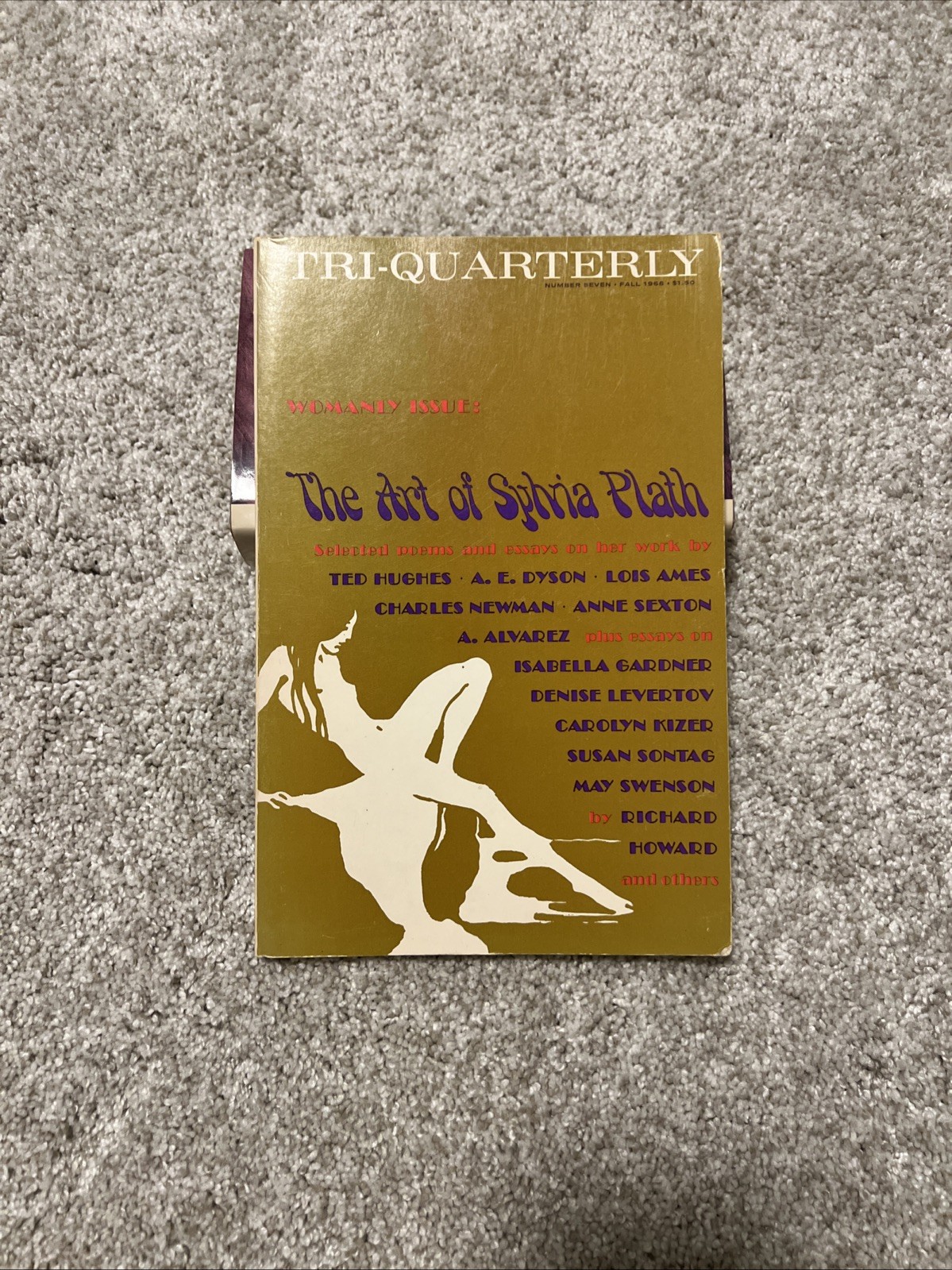 THE ART OF SYLVIA PLATH Tri-Quarterly Paperback Booklet