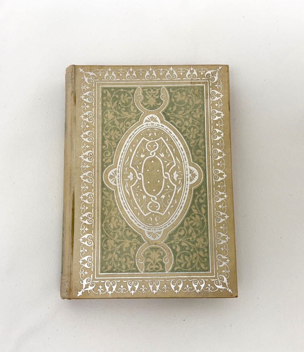 Poems John G. Wittier Vol. 1 H.M. Caldwell Company 1890s Hard Cover Art Nouveau