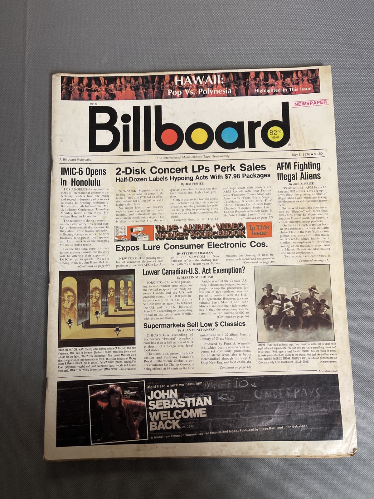 Billboard Magazine May 8, 1976 Parliament, Wings, Heart