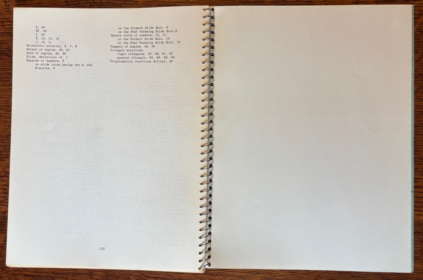 Slide Rule C L Johnston Revised Edition 1960 Spiral Bound Math Textbook