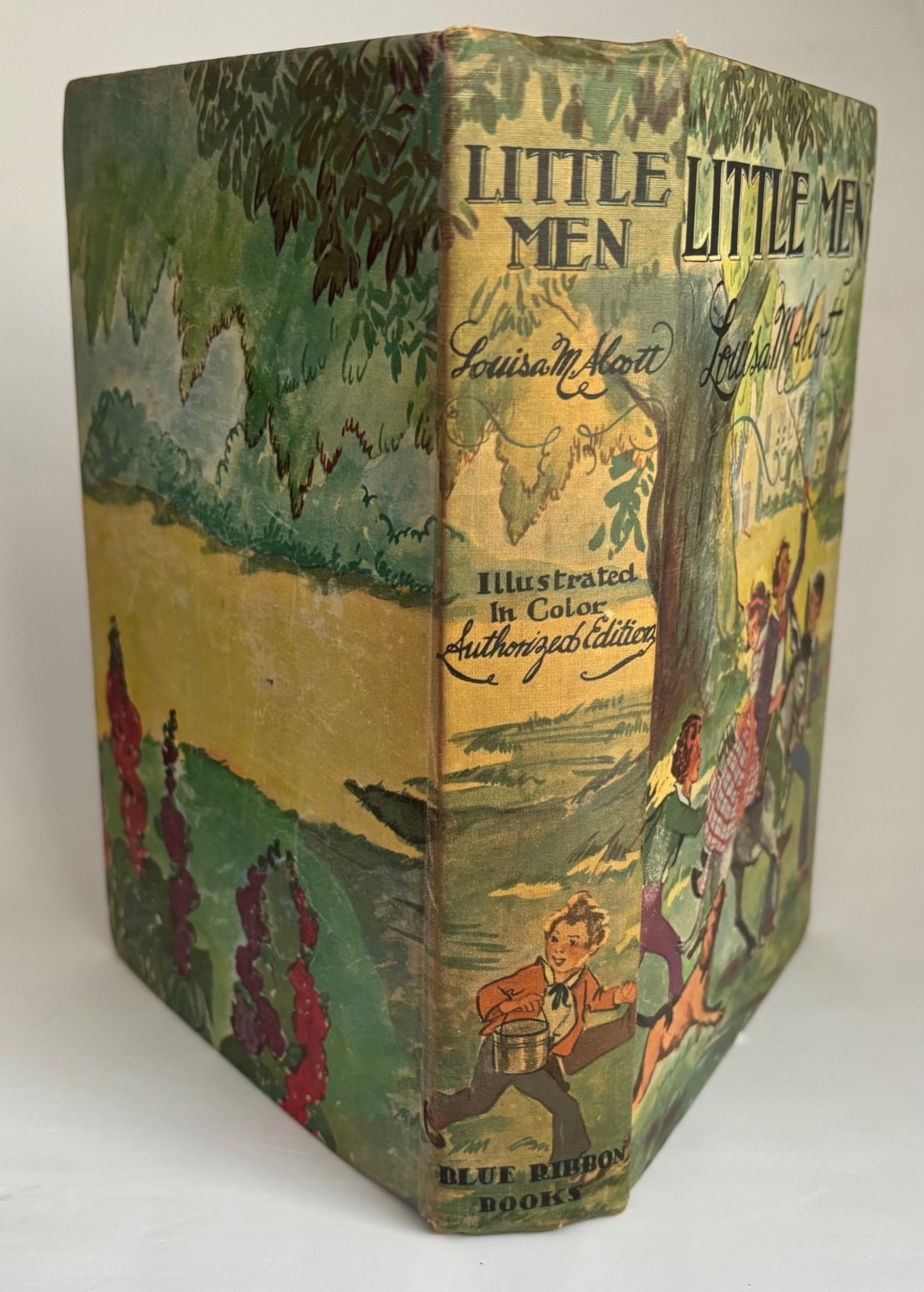Little Men by Louisa M. Alcott Rainbow Edition Blue Ribbon Books 1913 Edition