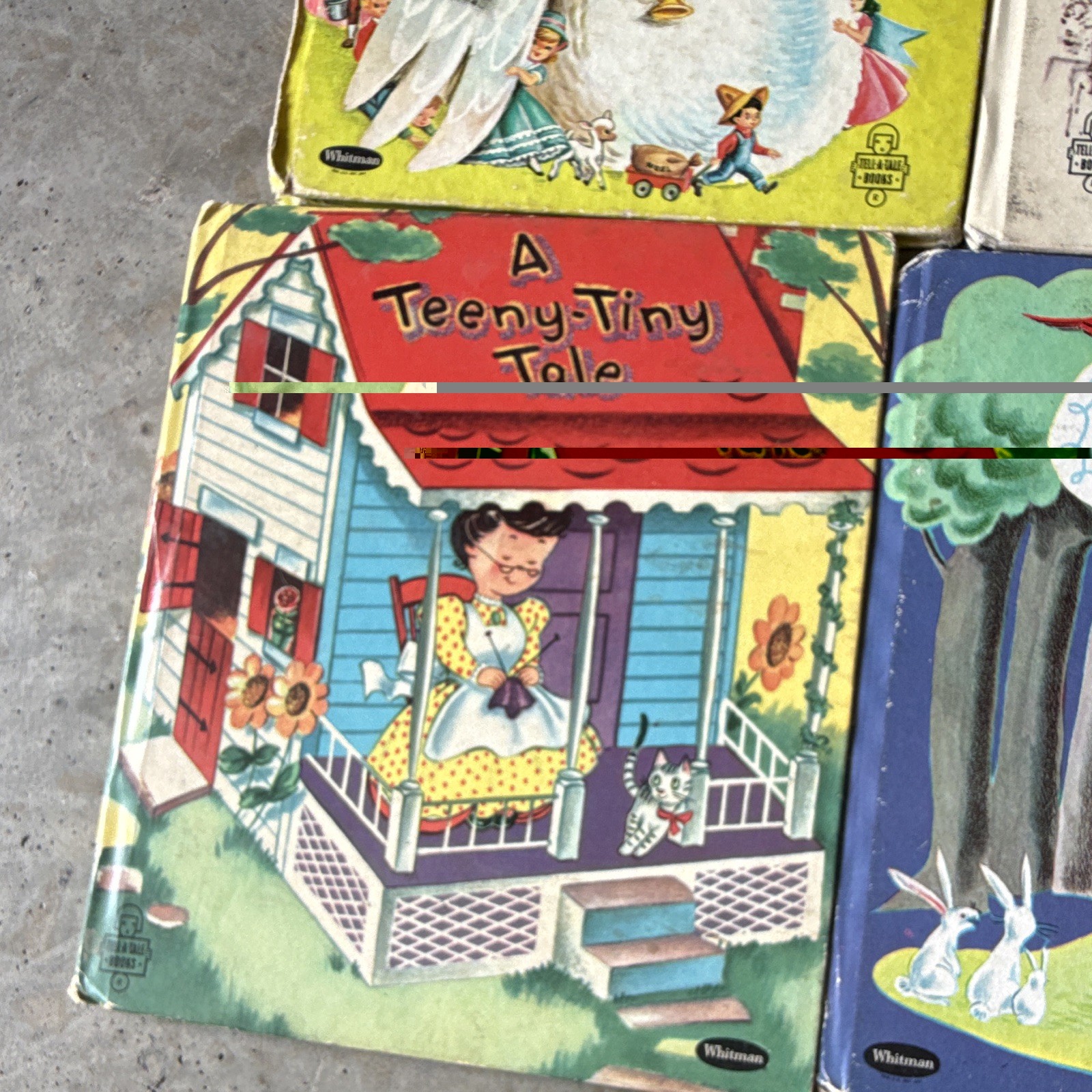 Whitman Tell A Tale Illustrated Vintage Children’s Hardcover Book Lot of 9