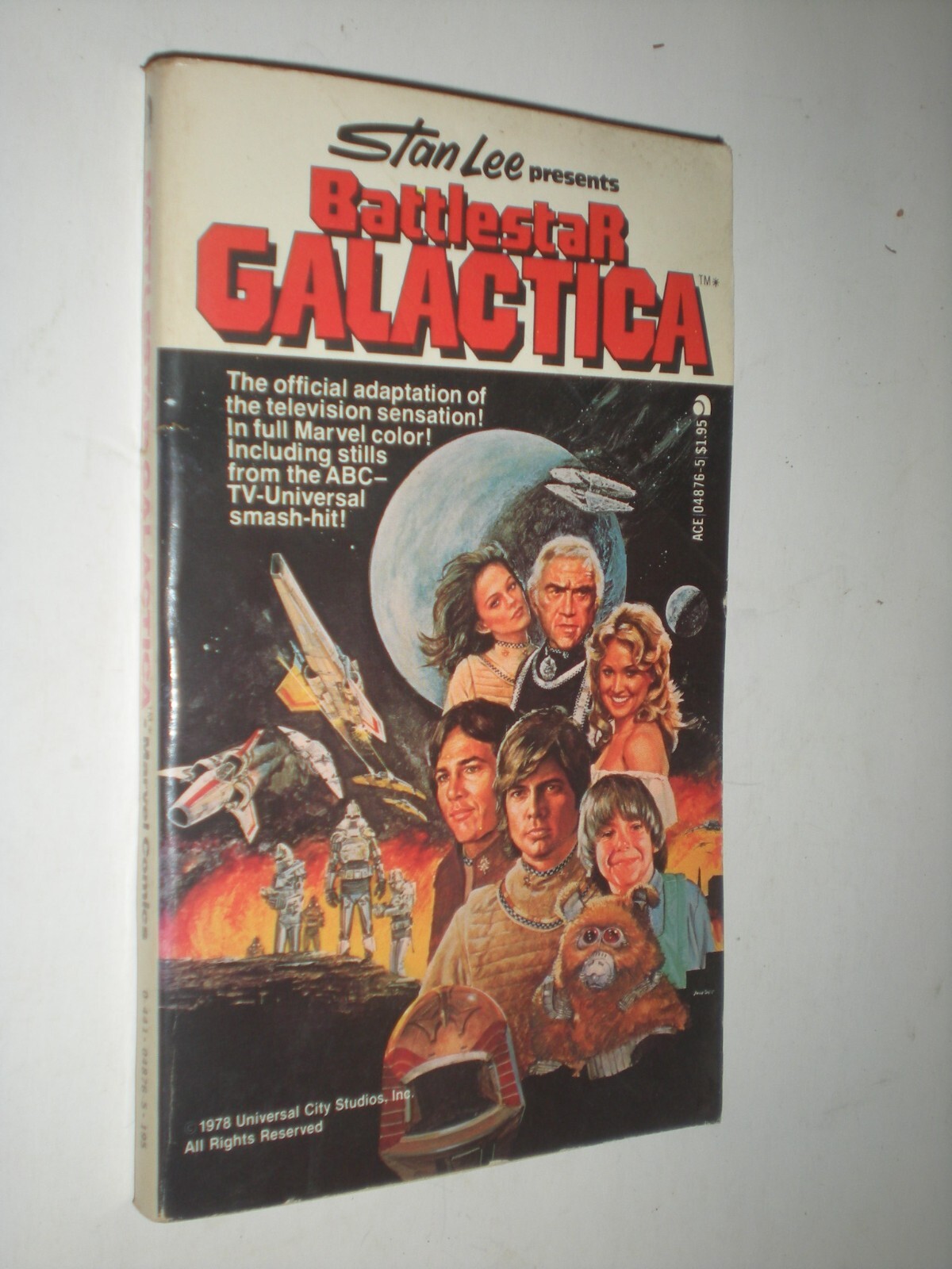 STAN LEE PRESENTS BATTLESTAR GALACTICA OFFICIAL TV ADAPTION FULL COLOR 1978 PB