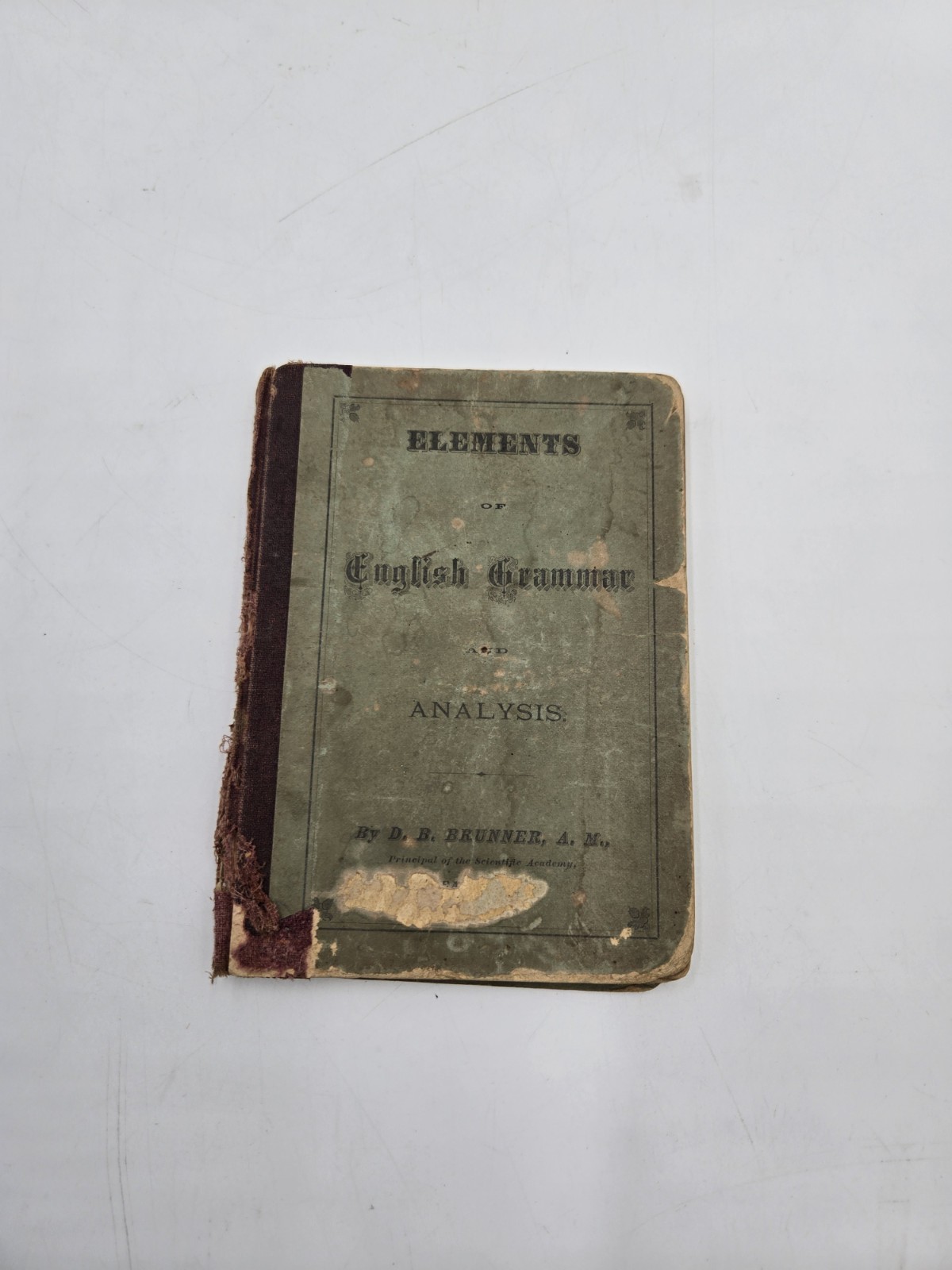 English Grammar And Analysis D.B. Brunner 1877