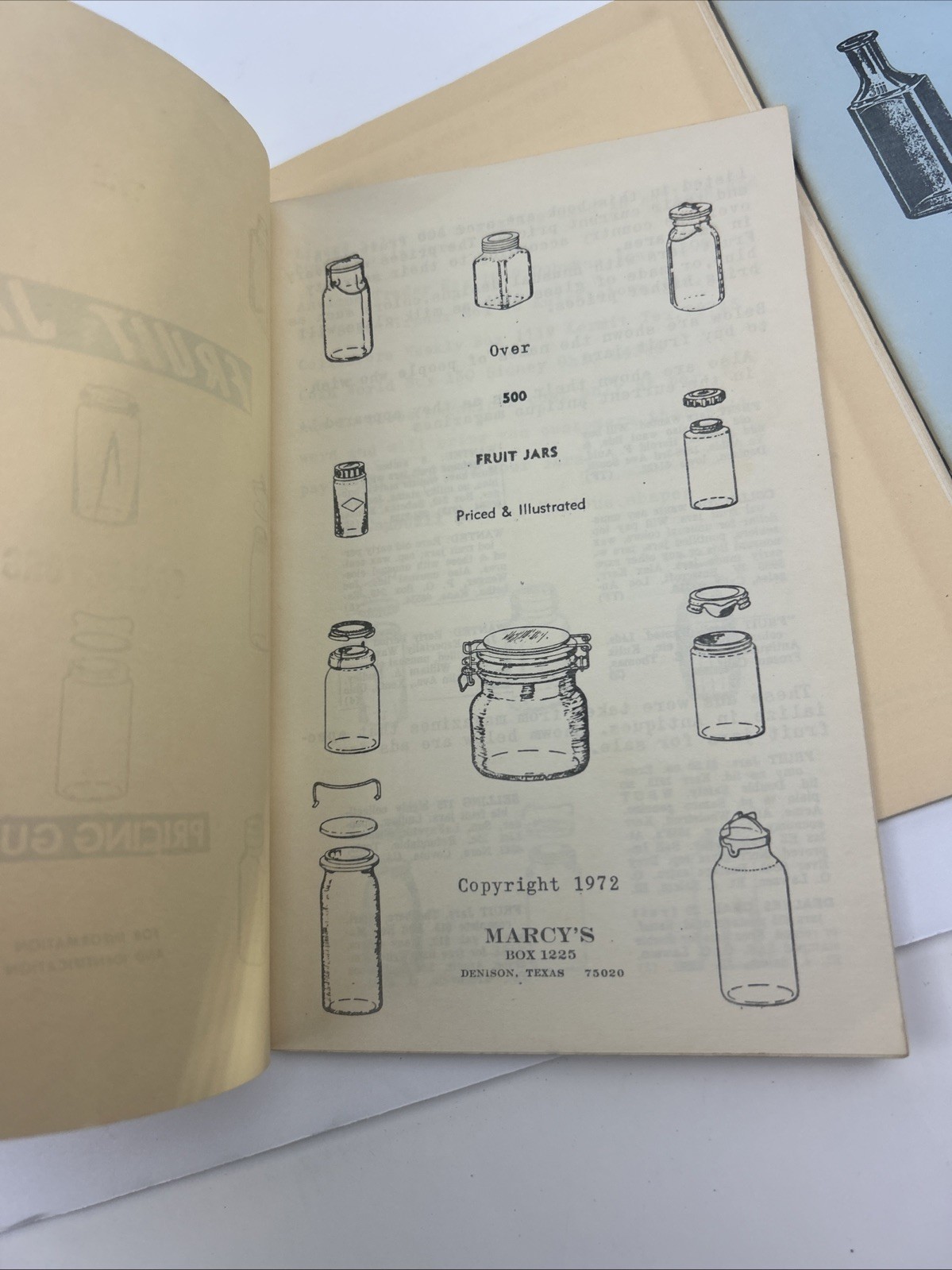 ANTIQUE & BOTTLE Reference Books & Price Guides With Photos Vintage Pamphlets