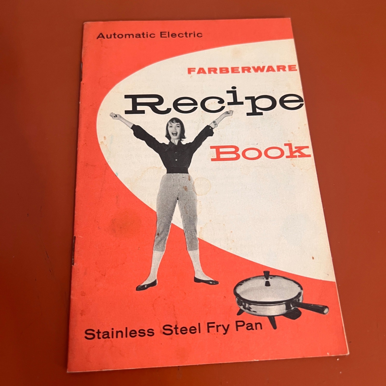 Vintage Farberware Recipe Book Automatic Electric Stainless Steel Fry Pan Manual