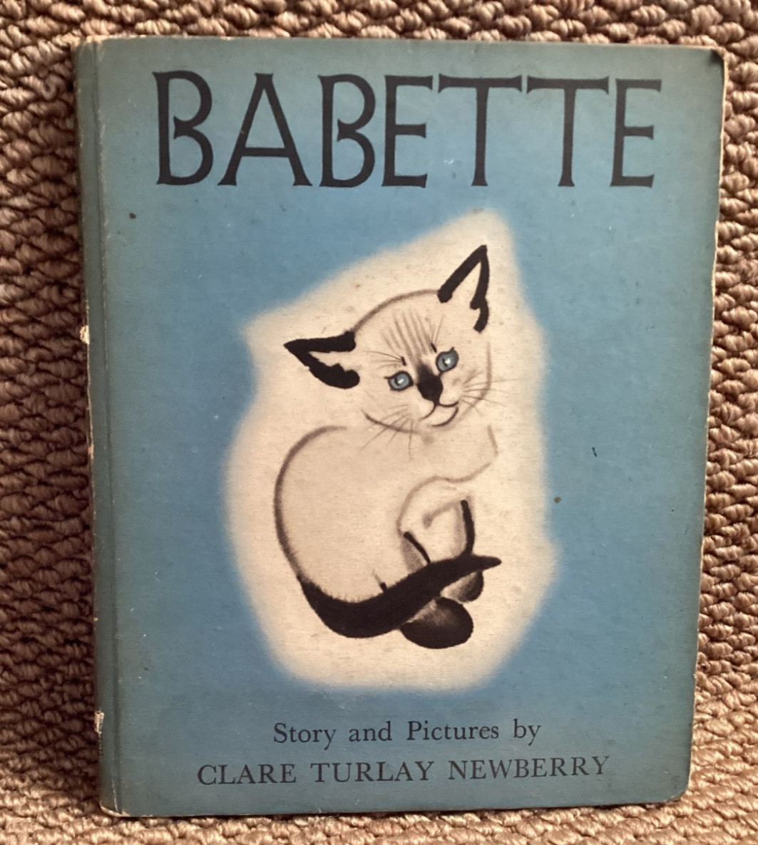 BABETTE BY CLARE TURLAY NEWBERRY HB 1ST/3RD MAY 1942 HAMISH HAMILTON CAT ILLUS