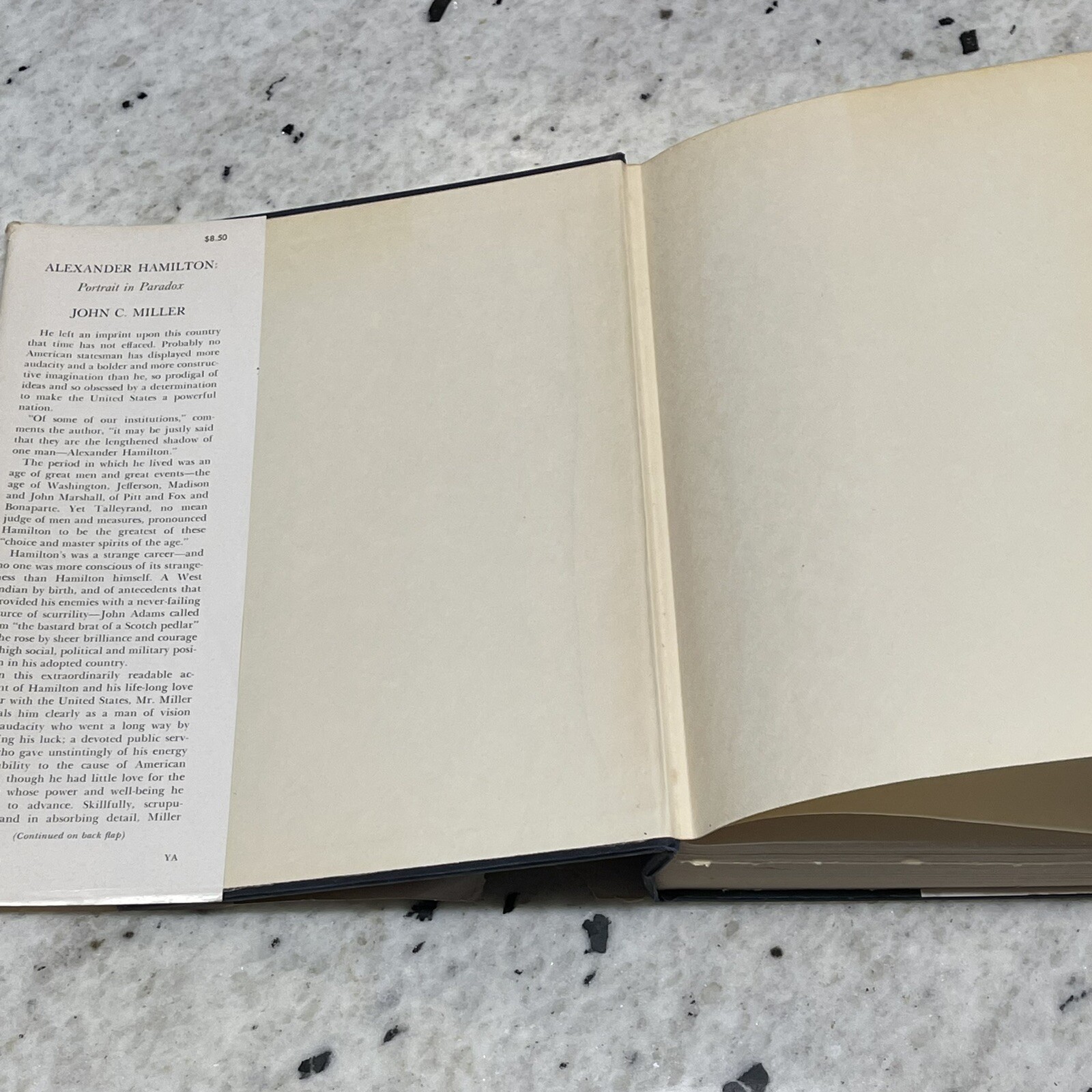1959 Biography Alexander Hamilton Portrait in Paradox 1st edition hardback DJ