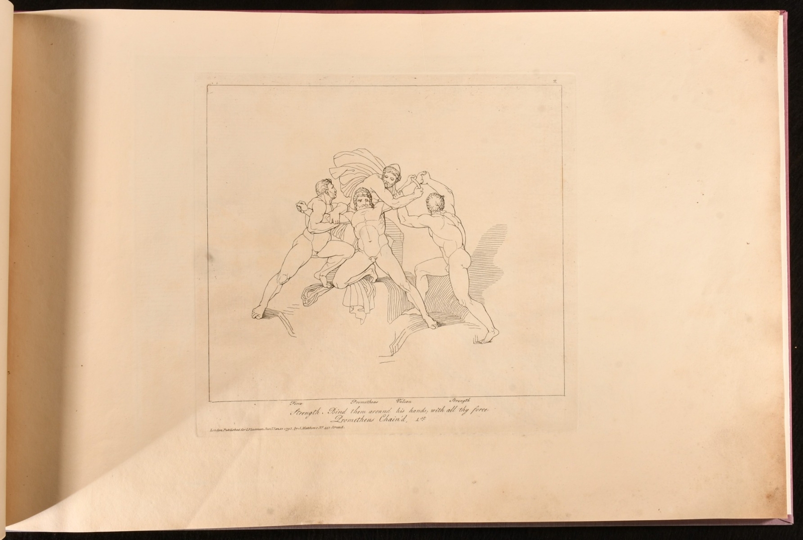 1795 Compositions From the Tragedies of Aeschylus John Flaxman First Edition …