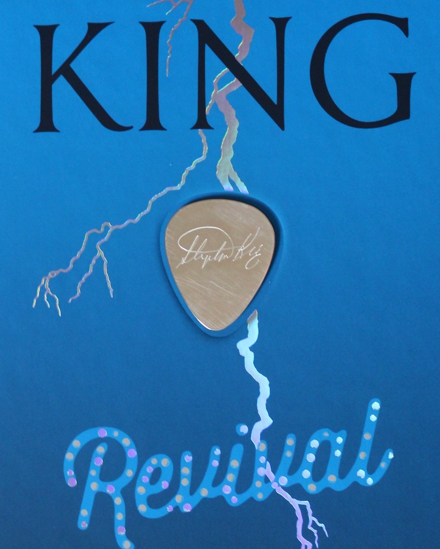 Stephen King REVIVAL Deluxe Limited Edition Hodder & Stoughton Silver Plectrum