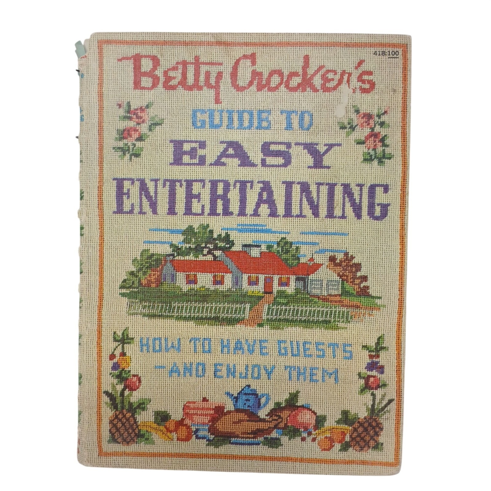 Betty Crockers Guide To Easy Entertaining HC SpiralBound VTG 1959 1st Ed #H-2