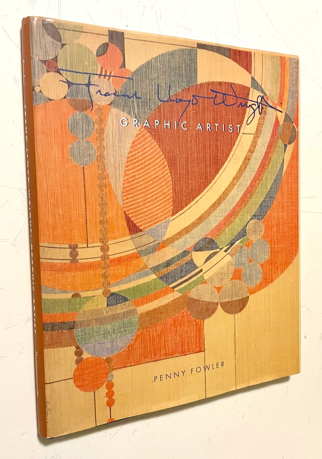 FRANK LLOYD WRIGHT Graphic Artist – SIGNED HC 1st Ed. DESIGN Typography Posters