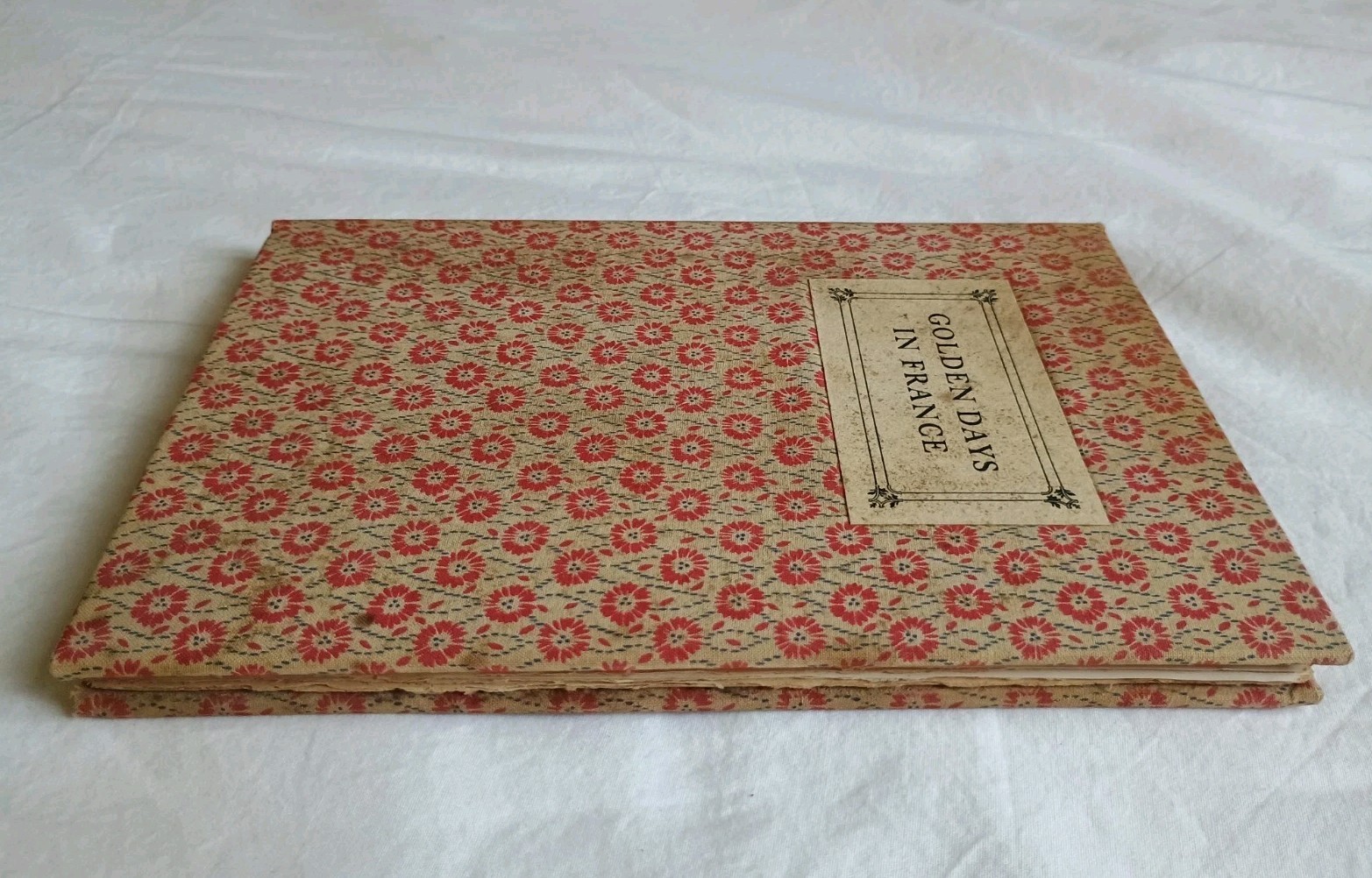 Golden Days in France 1927 Luther Brewer Torch Press RARE Limited 1/300 Iowa