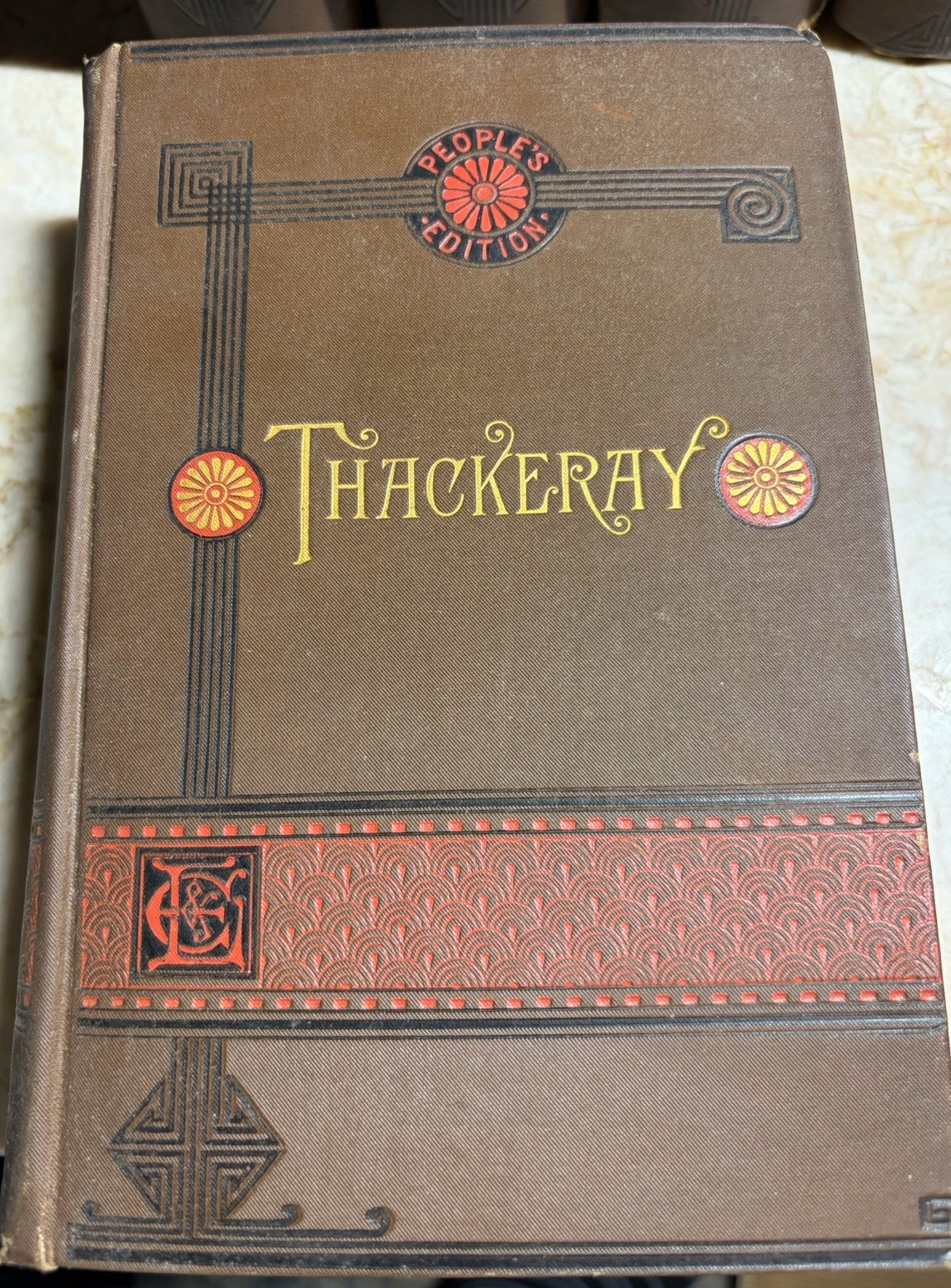 William Thackeray Book Set People’s Edition Of 9 1883 Vanity Fair The Virginians