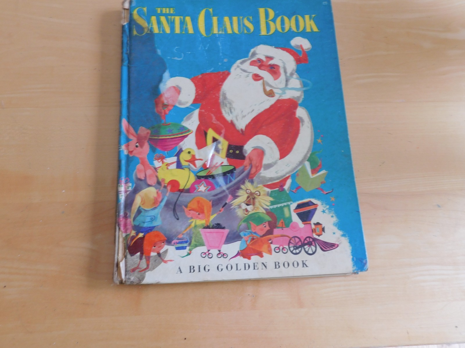 The Santa Claus Book By Kathryn Jackson, 1952 Big Golden Book, Very HTF!!