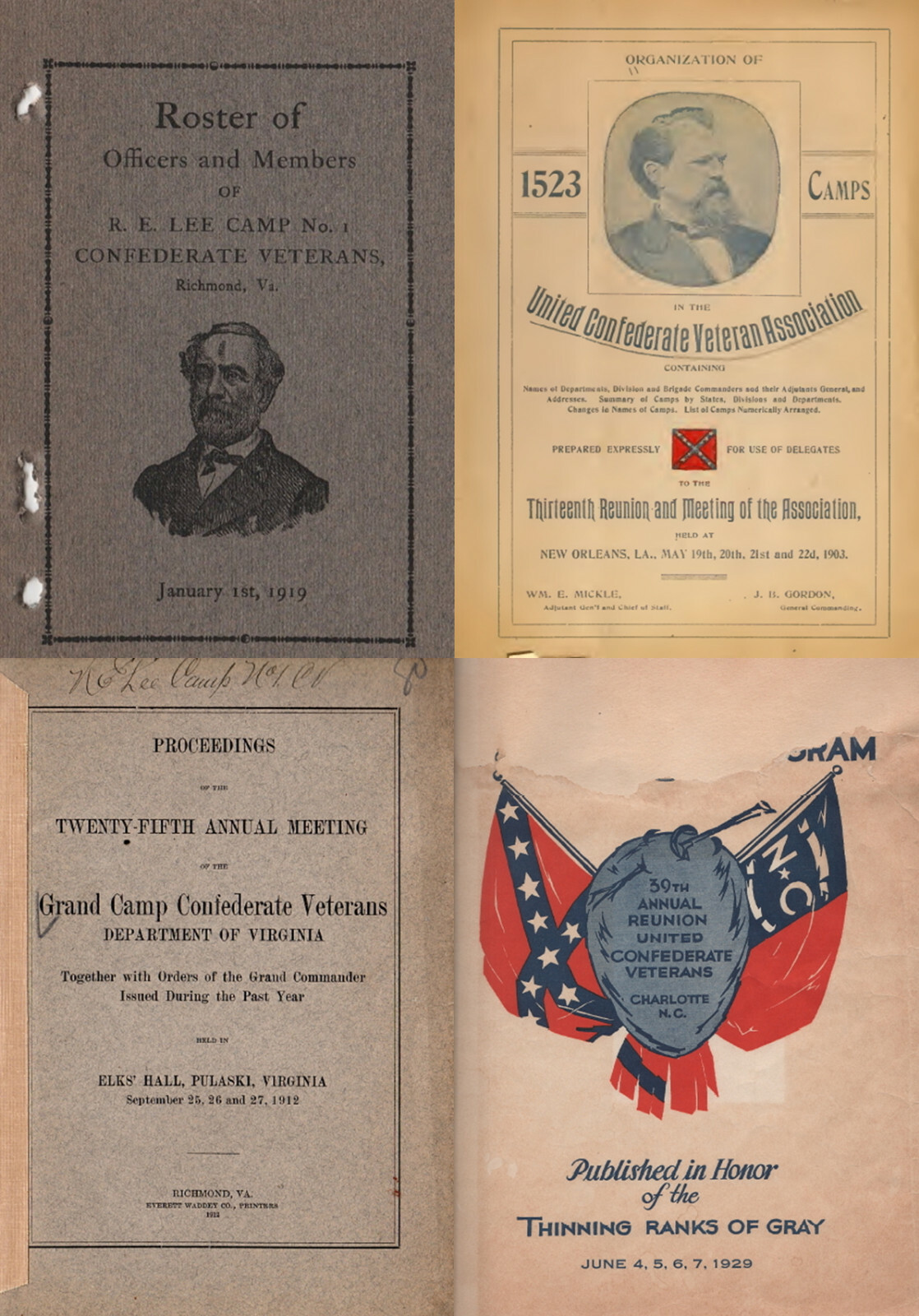 The American Civil War United Confederate Veterans – 105 Rare Old Books on USB