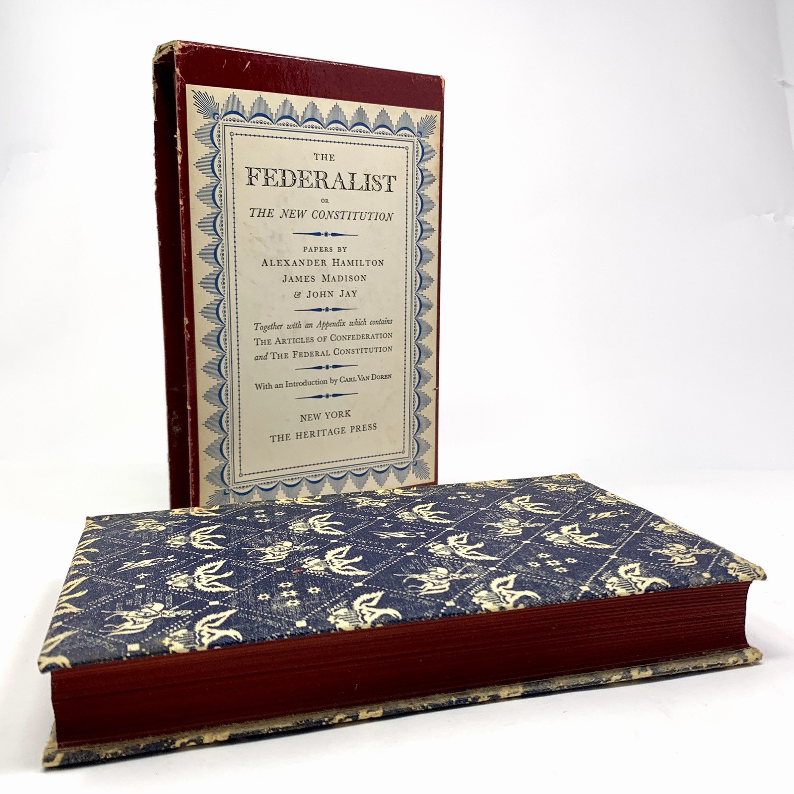 The Federalist 1787-88 or The New Constitution (1945 HC) Papers, Hamilton w Box