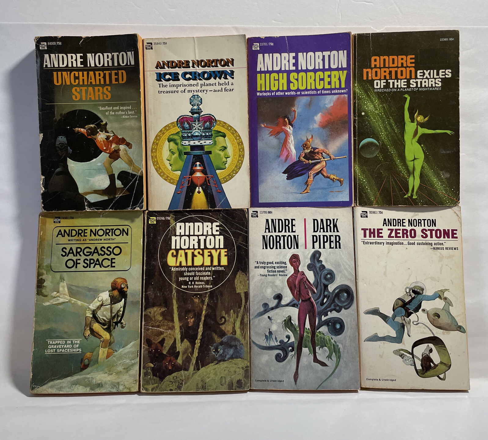 Vintage Andre Norton Lot of 40 Science Fiction Books Paperback Sci-Fi set