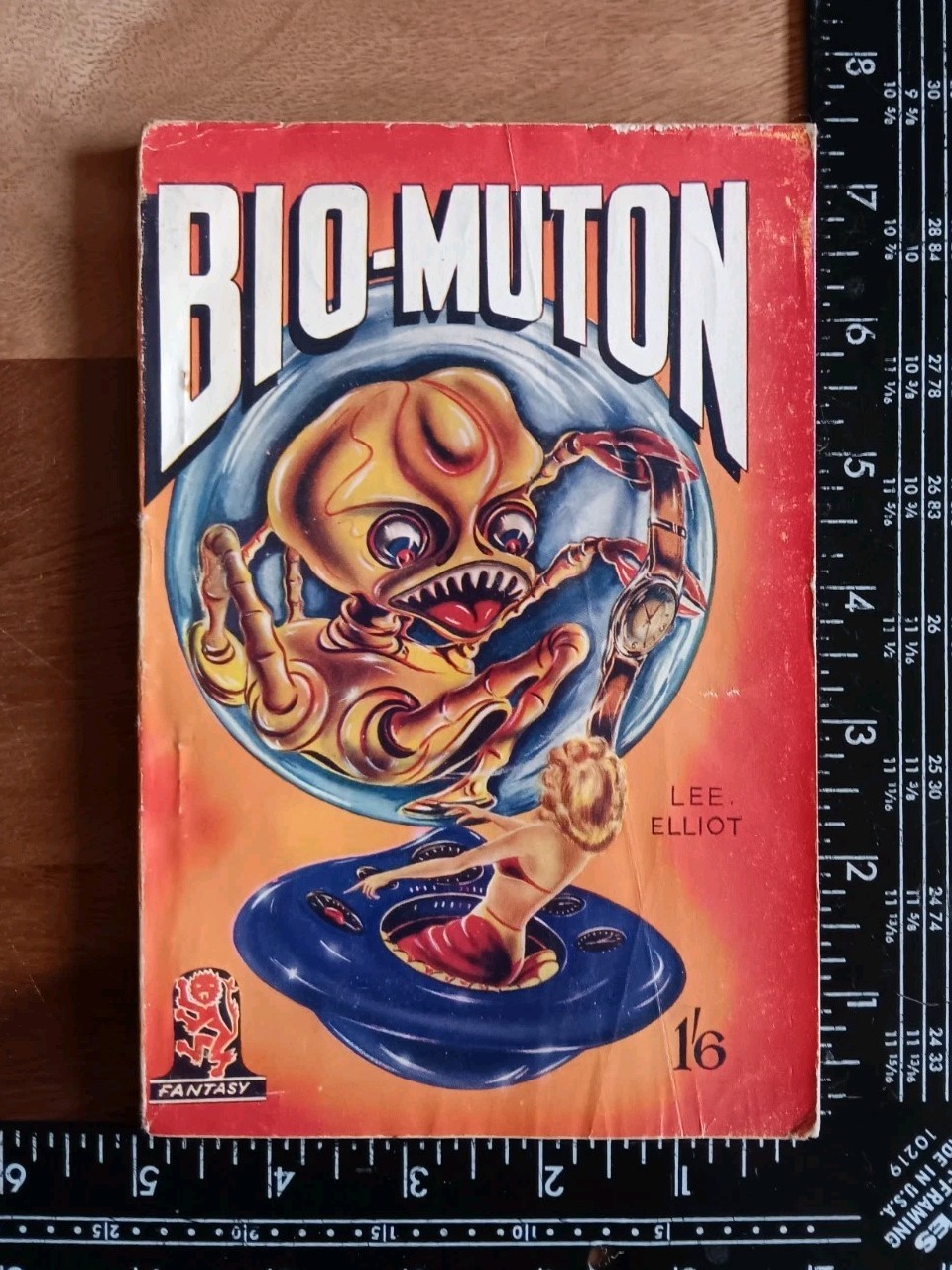 Bio-Muton – Lee Elliot. Scarce Vintage 1952 Curtis Books UK Science Fiction Pulp