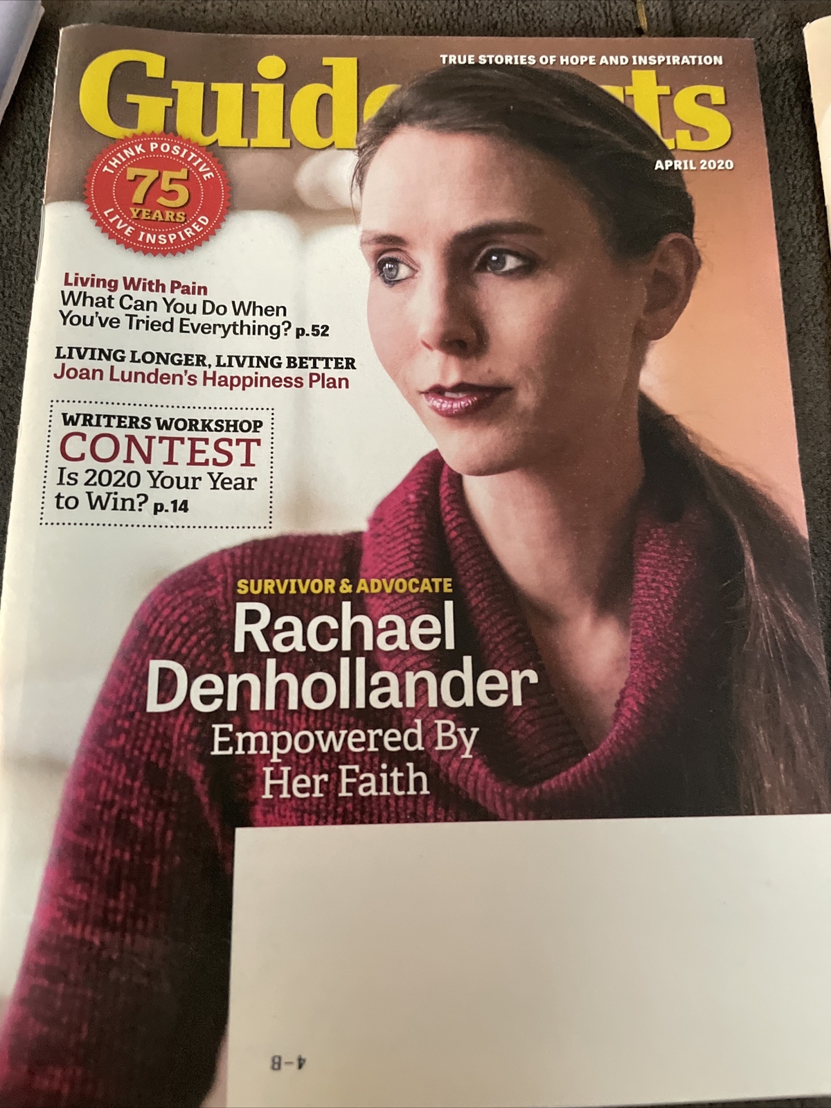 Guideposts 2020 Dec,Jan,March,April,May,June July,August,September,October